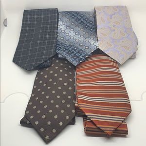 Set of Five Men’s Neck Ties